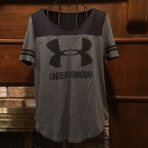 Women's Medium Under Armour Shirt Grey & Black